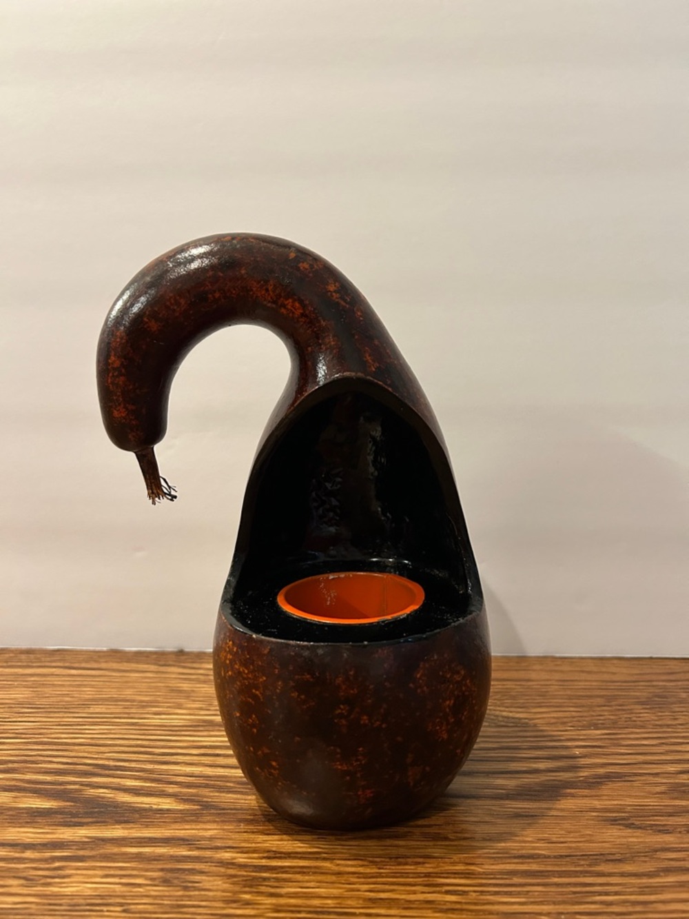 Faux Gourd Votive Candle Holder